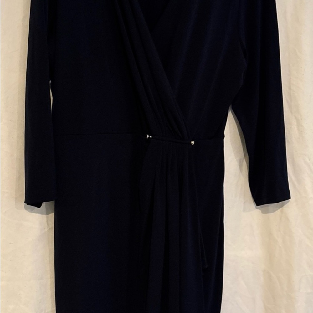 Michael Kors Elegant Navy Blue Dress